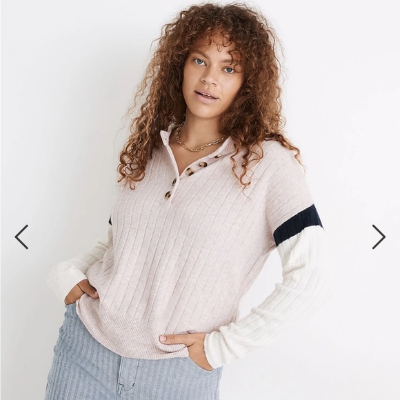 Madewell Sweaters - Madewell Bowden Henley Sweater​